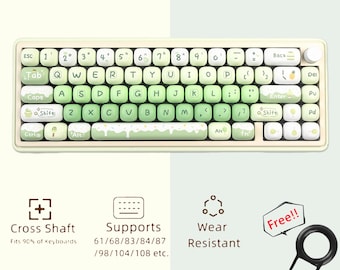 メカニカルキーボード用カスタムPBTキーキャップセット（138キー