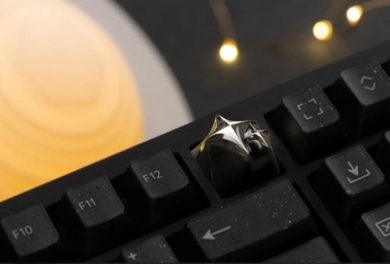 Metallic Stars Single Keycaps, Keycap Set for MX Cherry,gold Single ...