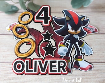 Sonic Head Cake Topper Sonic Rings Run Sonic Game Cutting -  Israel