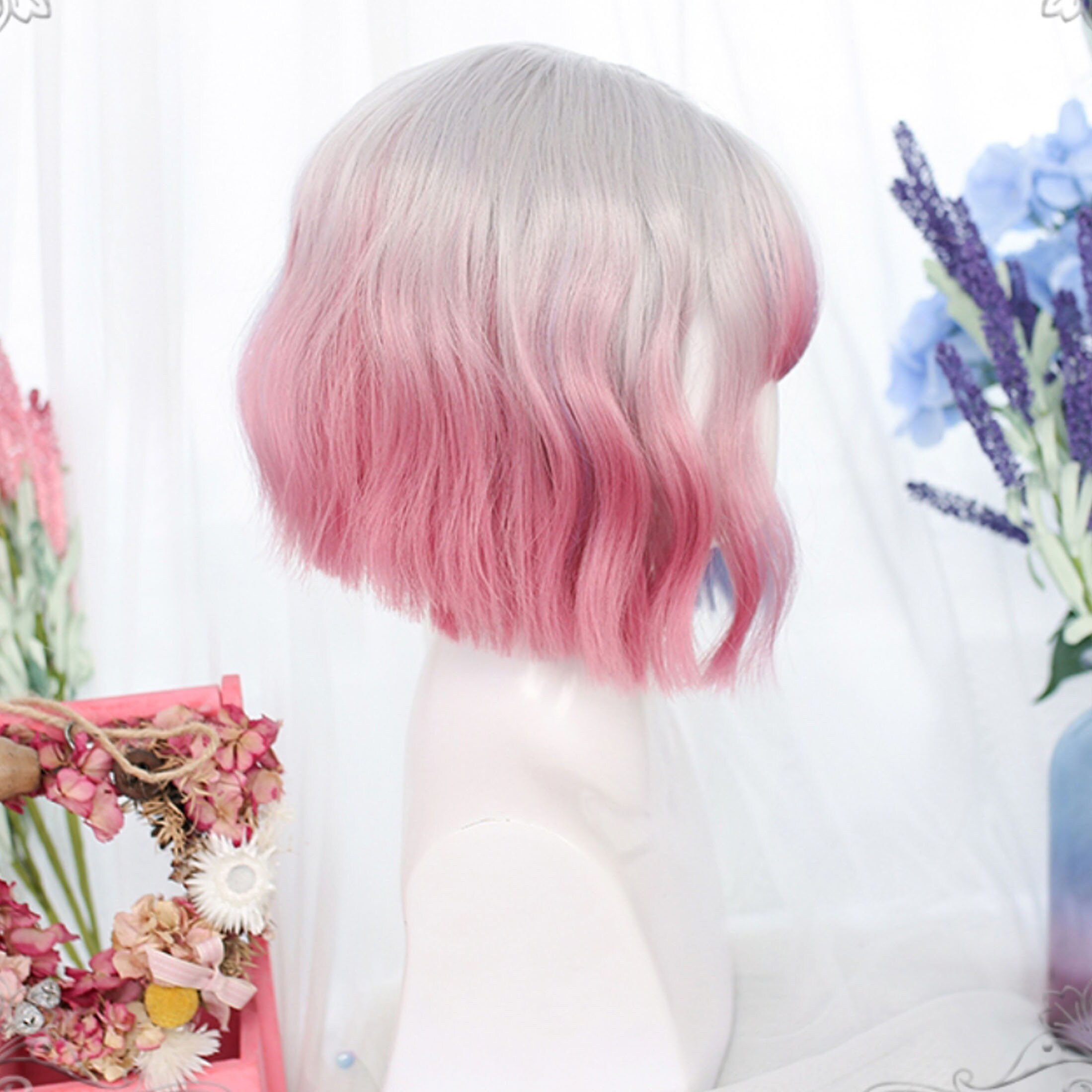 10.6 Inch Girl Color Matching Hair Tail Gradual Short Etsy