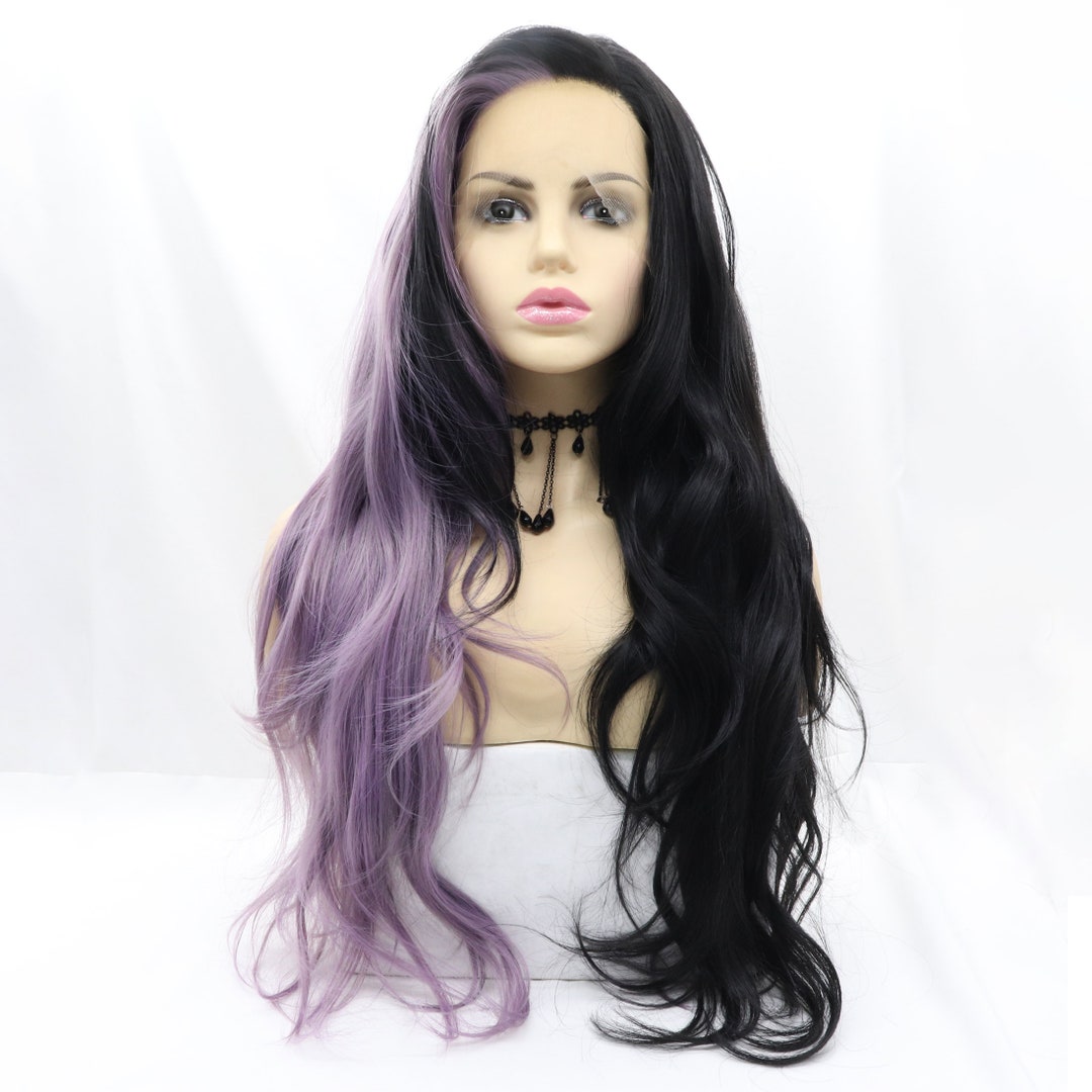 24 Inch Lace Front Fashion Two-color Long Curly Hair-lace Front Wig ...