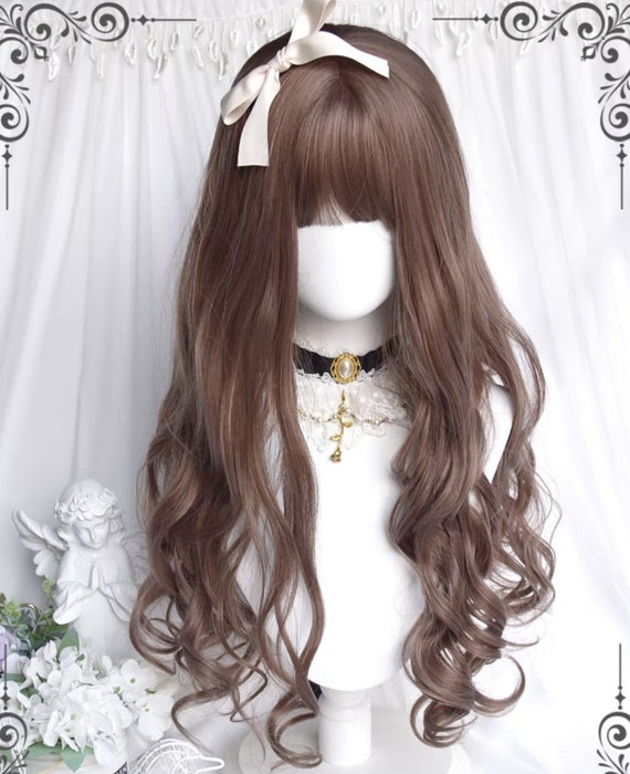 24.8 Inches Lolita Brown Natural Long Curly Hair-customized  display picture 2