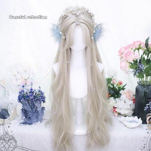 31,6 Zoll Lolita natürliche gewellte lange lockige Haar-Perücke-maßgeschneiderte Perücke-Lolita Perücke-Cosplay Perücke-Festival Perücke