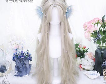 31.6 inches Lolita natural wavy long curly hair-wig-customized wig-Lolita wig-cosplay wig-festival wig