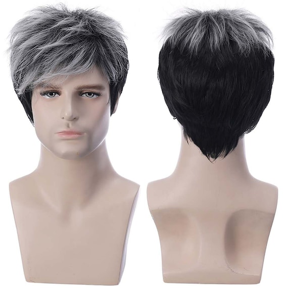 peluca pelo corto de hombre