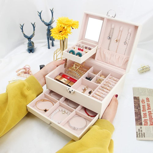 Jewelry Box Organizer for Women Girls Large Jewelry Storage - Etsy