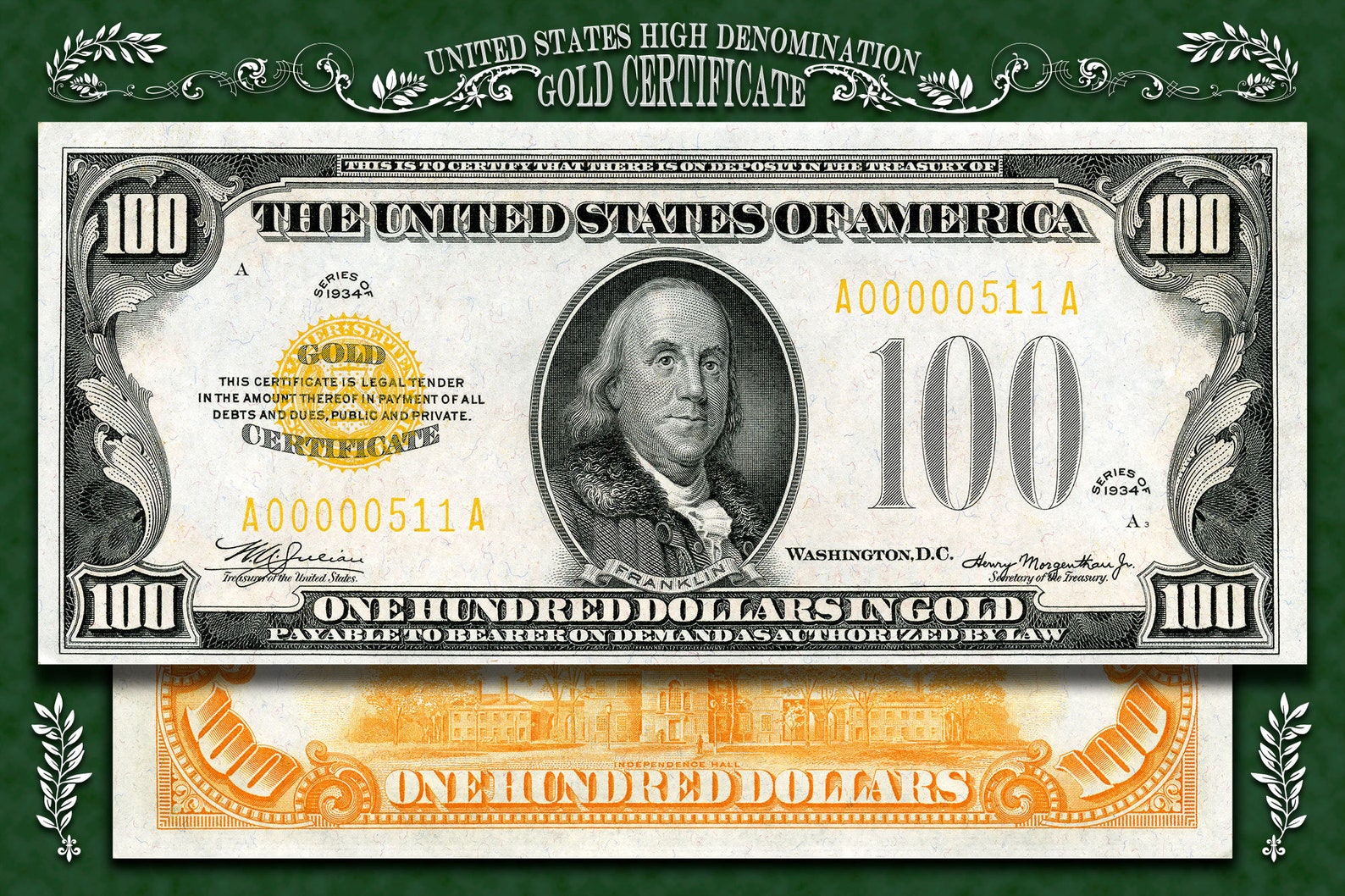 Золото доллар форум. 100 Долларов 1966. Франклин на купюре. Бенджамин Франклин 100$ золотой. Золотые 100 долларов.