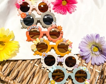 Customizable Dog Flower Sunglasses
