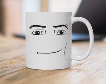 Man Face Mug Etsy - roblox men face