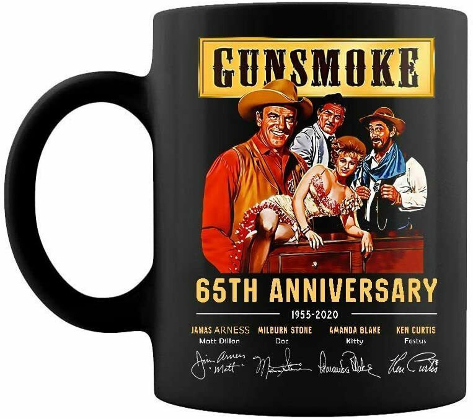 Gunsmoke 65th Anniversary 19552020 Coffee Mug Campfire Mug Etsy