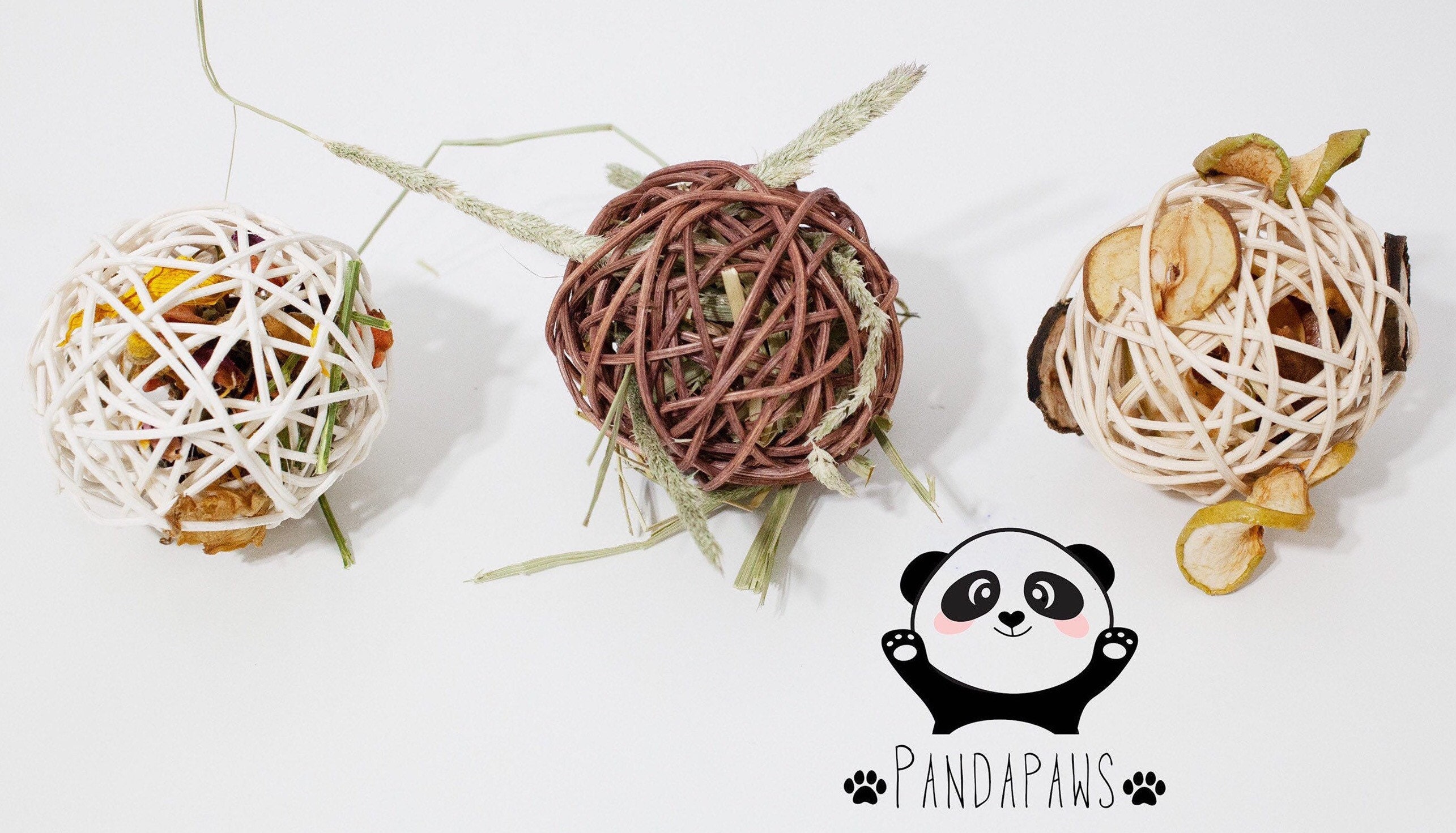 Large Rattan Willow Balls Chew Balls for Rabbits Guinea Pigs Etsy UK