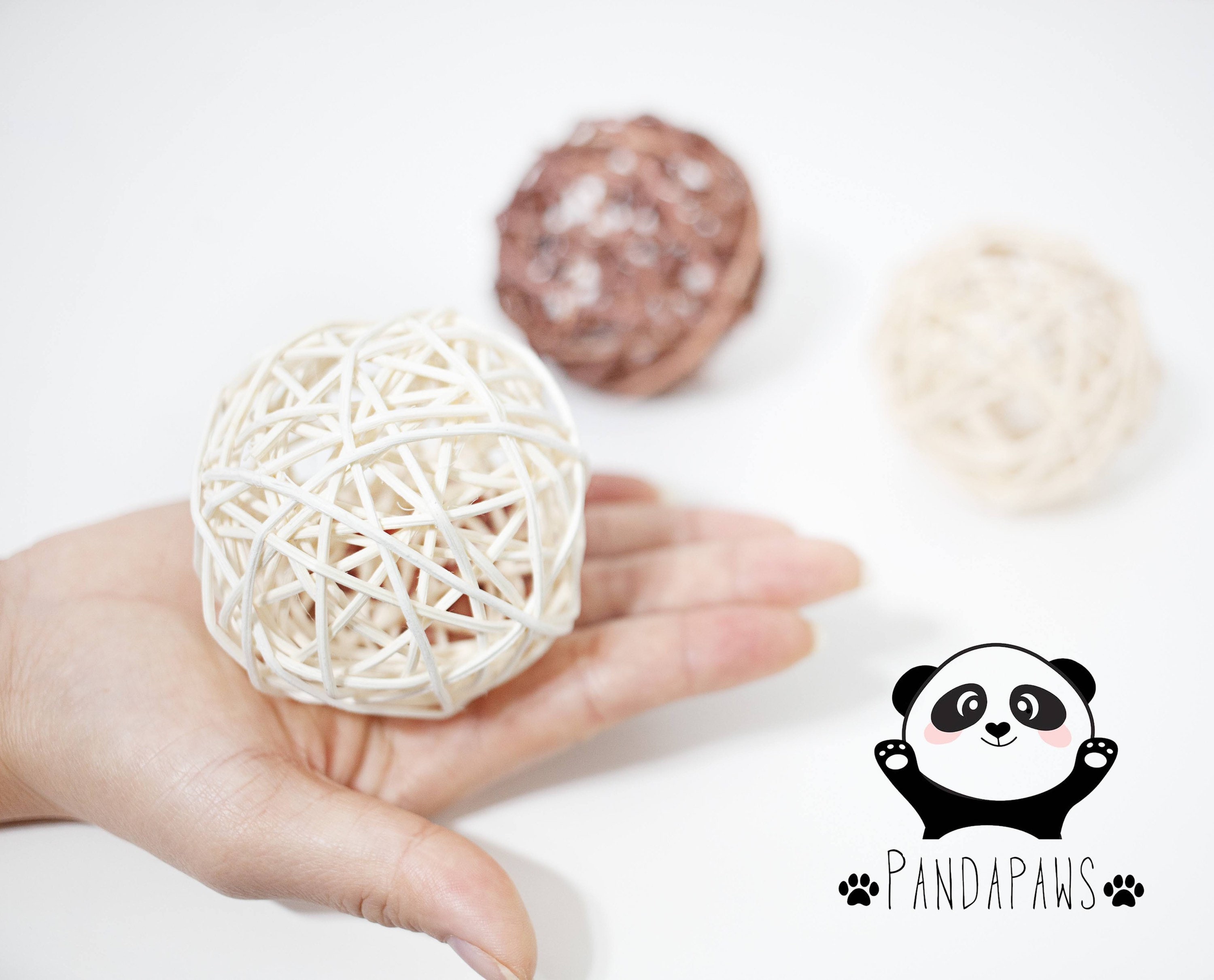 Large Rattan Willow Balls Chew Balls for Rabbits Guinea Pigs Etsy UK