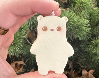 Polymer Clay Teddy Bear Charm