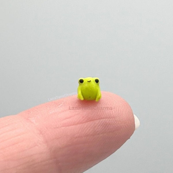 Polymer Clay Micro Frog