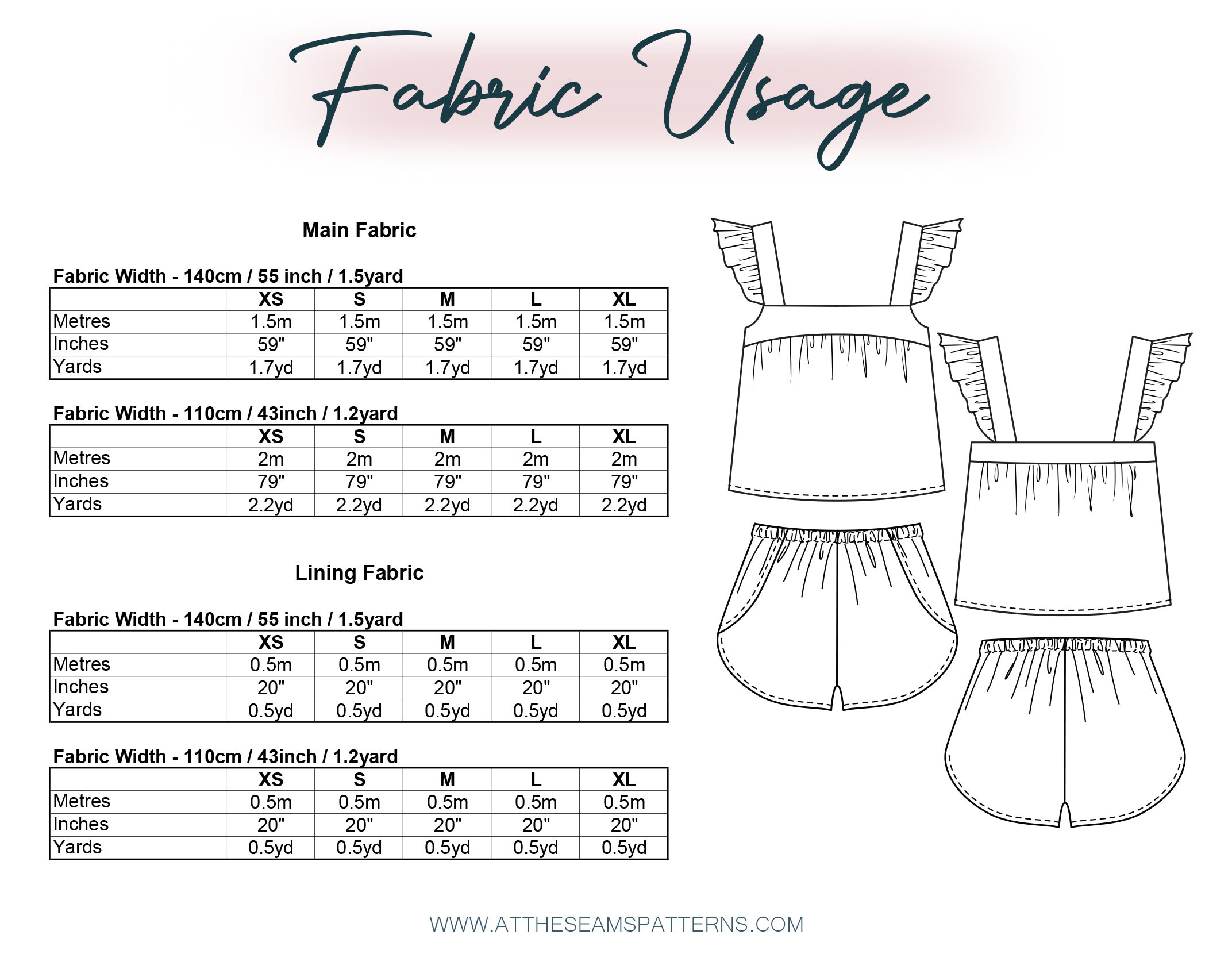 Sewing Pattern | Summer Sleepwear Pj Set | Digital PDF File, Instant ...