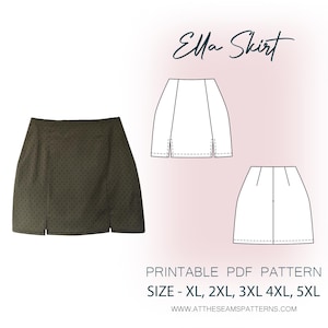 Plus Size Mini Skirt Etsy UK