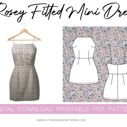 Sewing Pattern Naomi Cropped Fitted Top Digital PDF File - Etsy