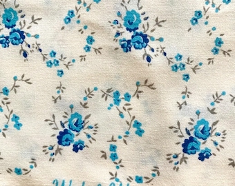 TROPICAL BREEZE Floral Cotton Fabric 4+ yards New