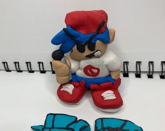 Figura de la arcilla del muchacho del amigo de FNF