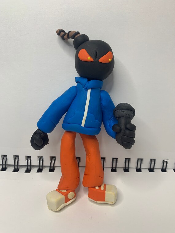 Whitty FNF Clay Figure - Etsy