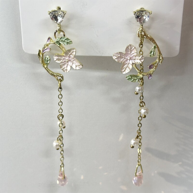 Floral Earrings - Etsy