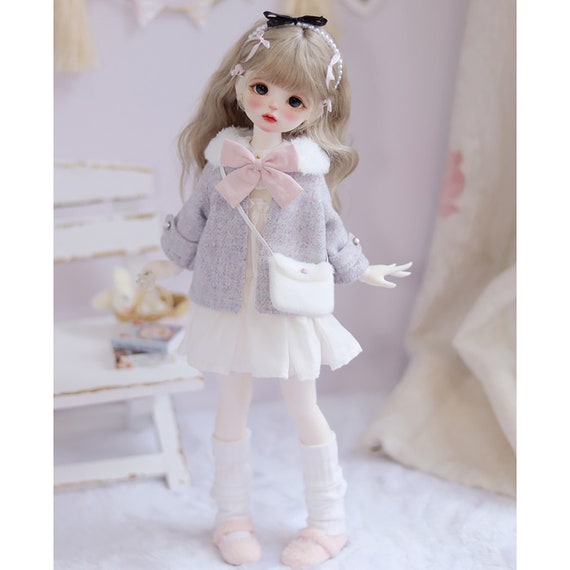 Adorable Sweet Girl Bjd Doll,elegant Handmade Full Set Bjd Doll,white Dress  Suit Bjd Doll,stylish Toy 1/6 BJD Doll,joints Doll With Gift Box 