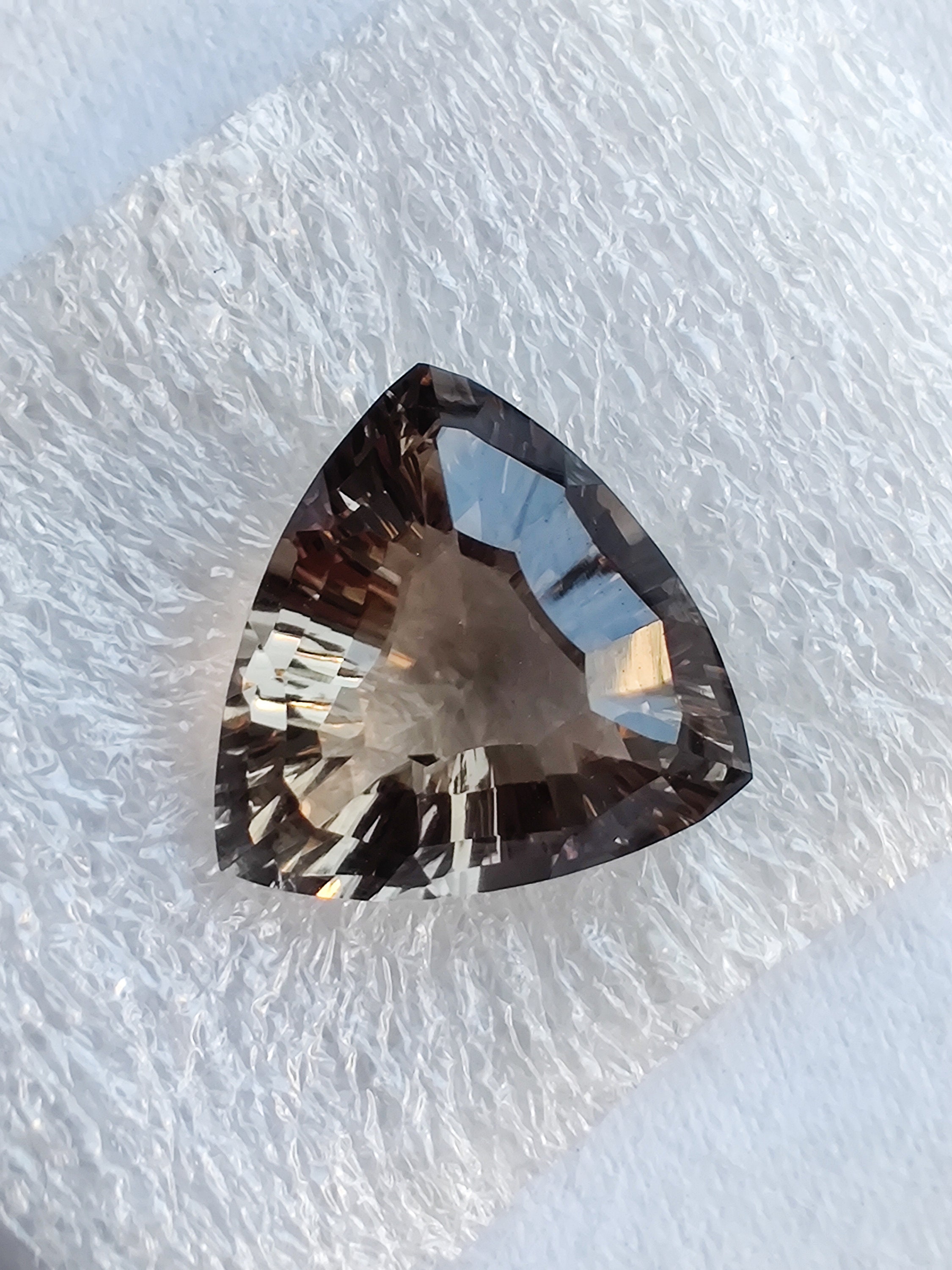 AAA Natural Smokey Quartz Gemstone Concave Cut 15.5 mm Etsy
