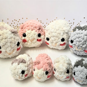 Handmade Amigurumi Crochet Hamster Plush
