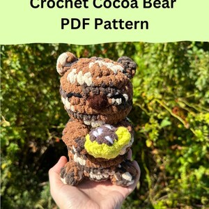 DIGITAL PATTERN: Crochet Cocoa Bear Pattern