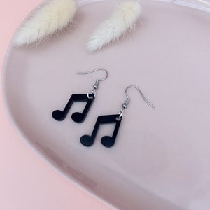 Musical Note Earrings image 1