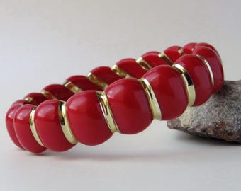 Pulseira vermelha vintage