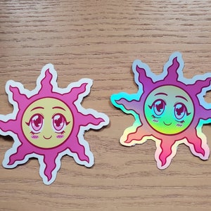 Simpatico adesivo fustellato olografico Praise the Sun Anime Eyes