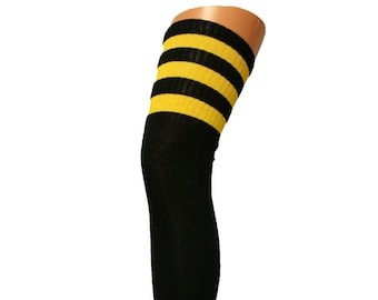 Black and Yellow Thigh Highs Black and Yellow Thigh Highs