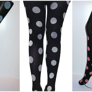 Large polka dot tights 2025