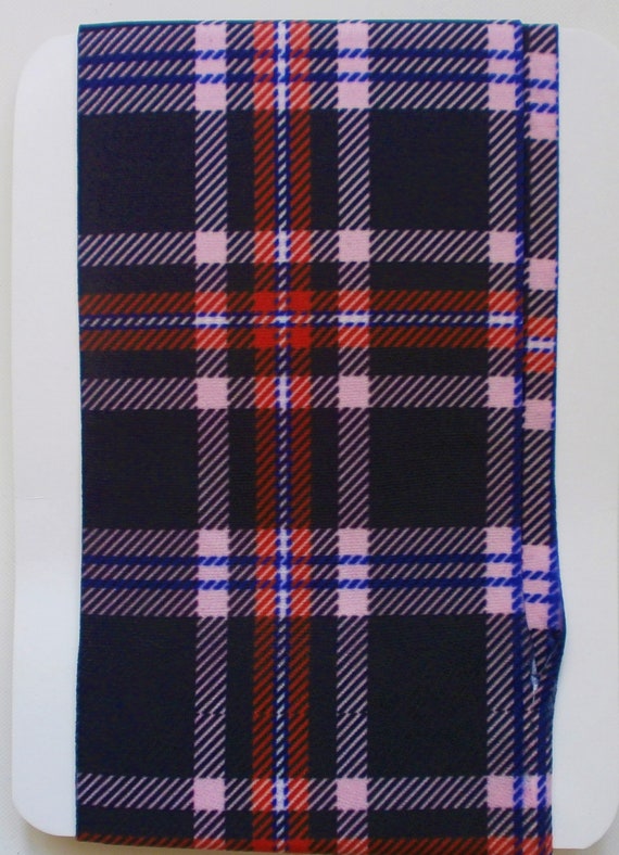 TARTAN Plaid Print Tights Opaque 
