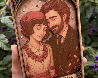 Sophie and Gustave Wooden Tarot Card, Chiaroscuro Expedition 33