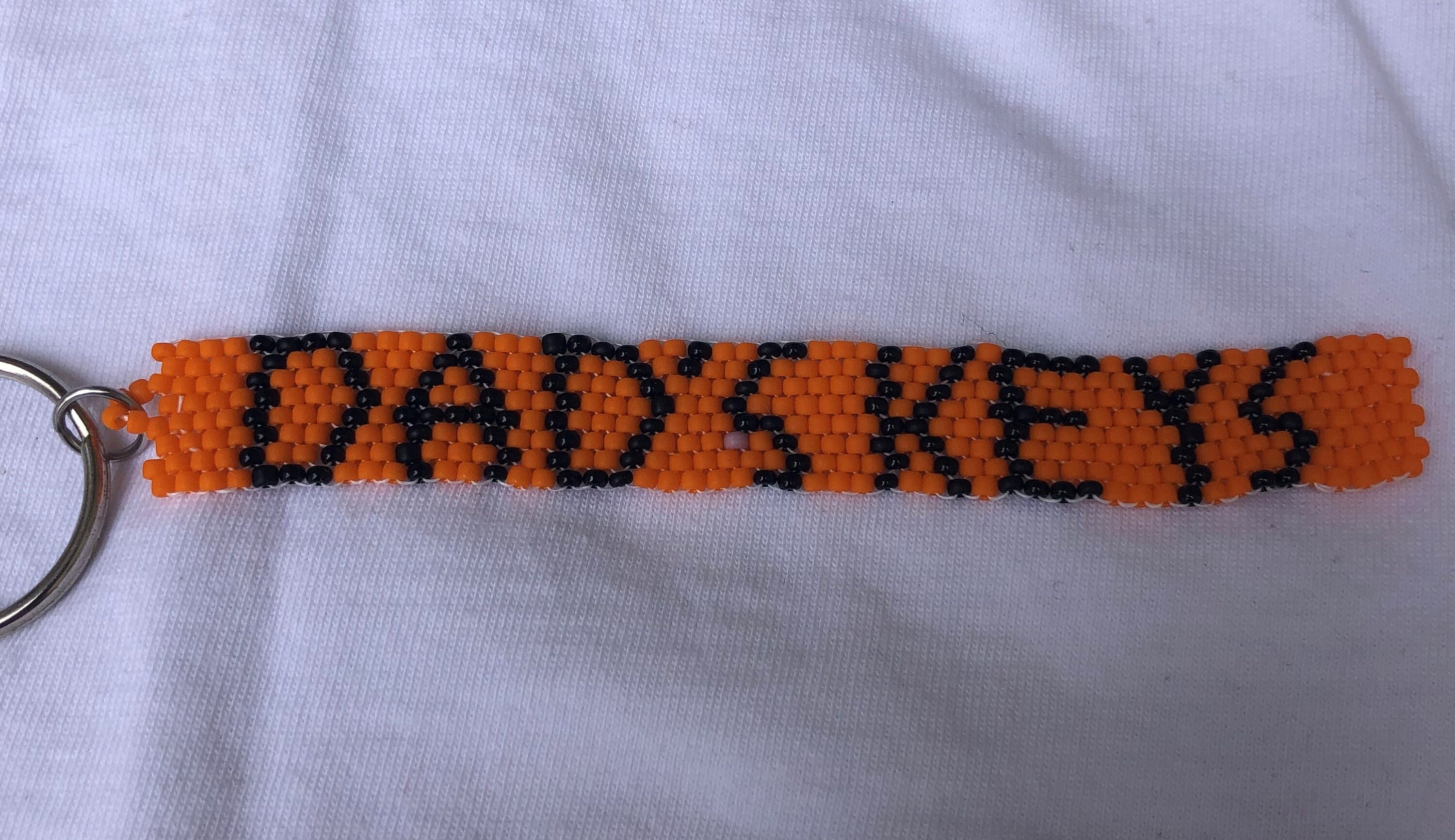 Personalized Mom and Dad Peyote Stitch Beaded Keychains. Many - Etsy