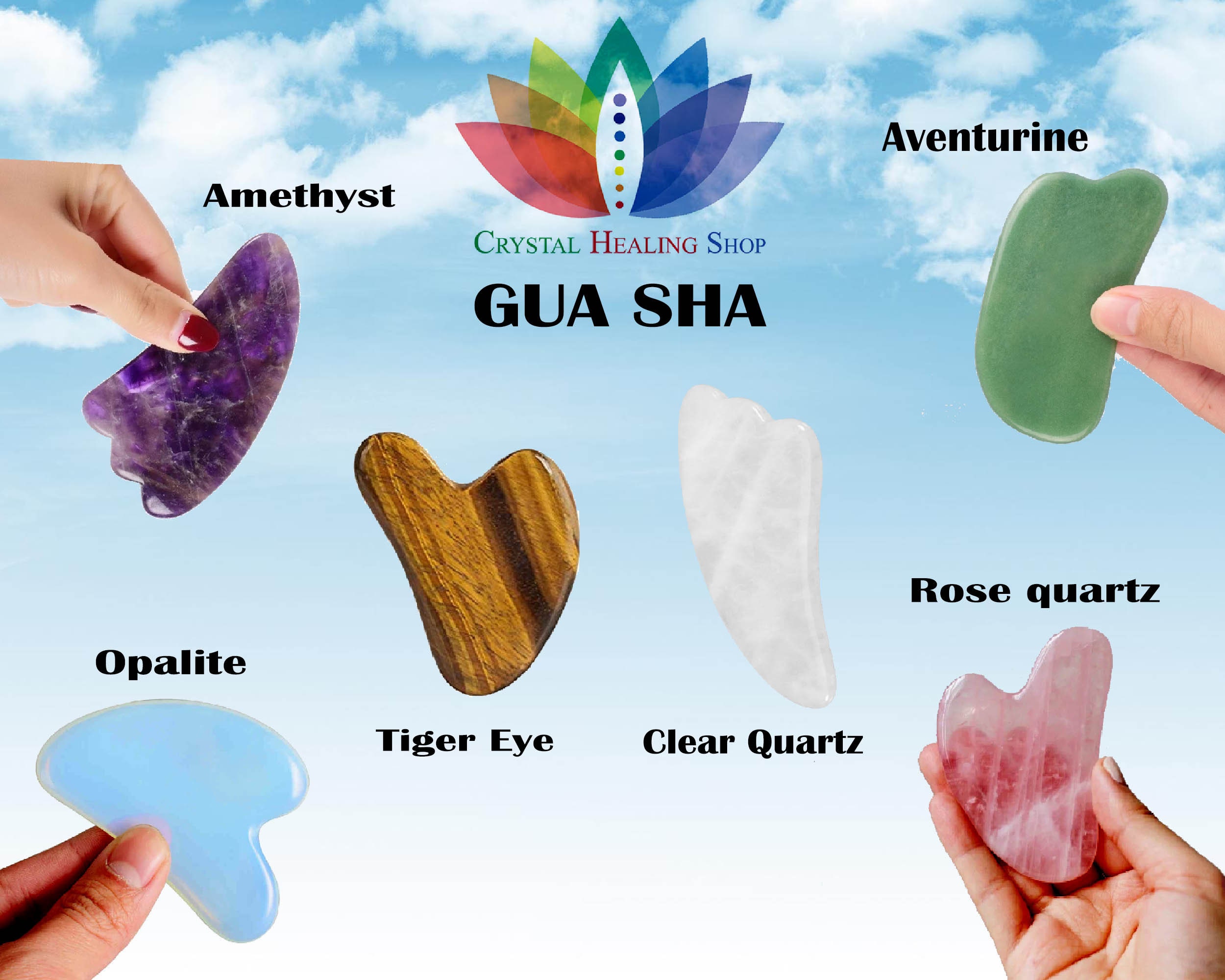 Jade Gua Sha Rose Quartz Gua Sha Green Aventurine Gua Etsy