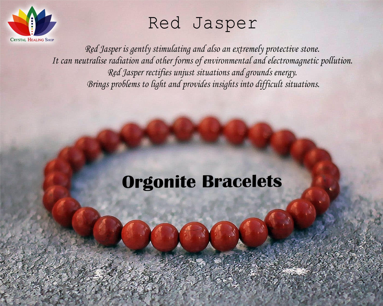 Red Jasper Bracelet 8mm Genuine Beads Bridesmaid Gift Etsy