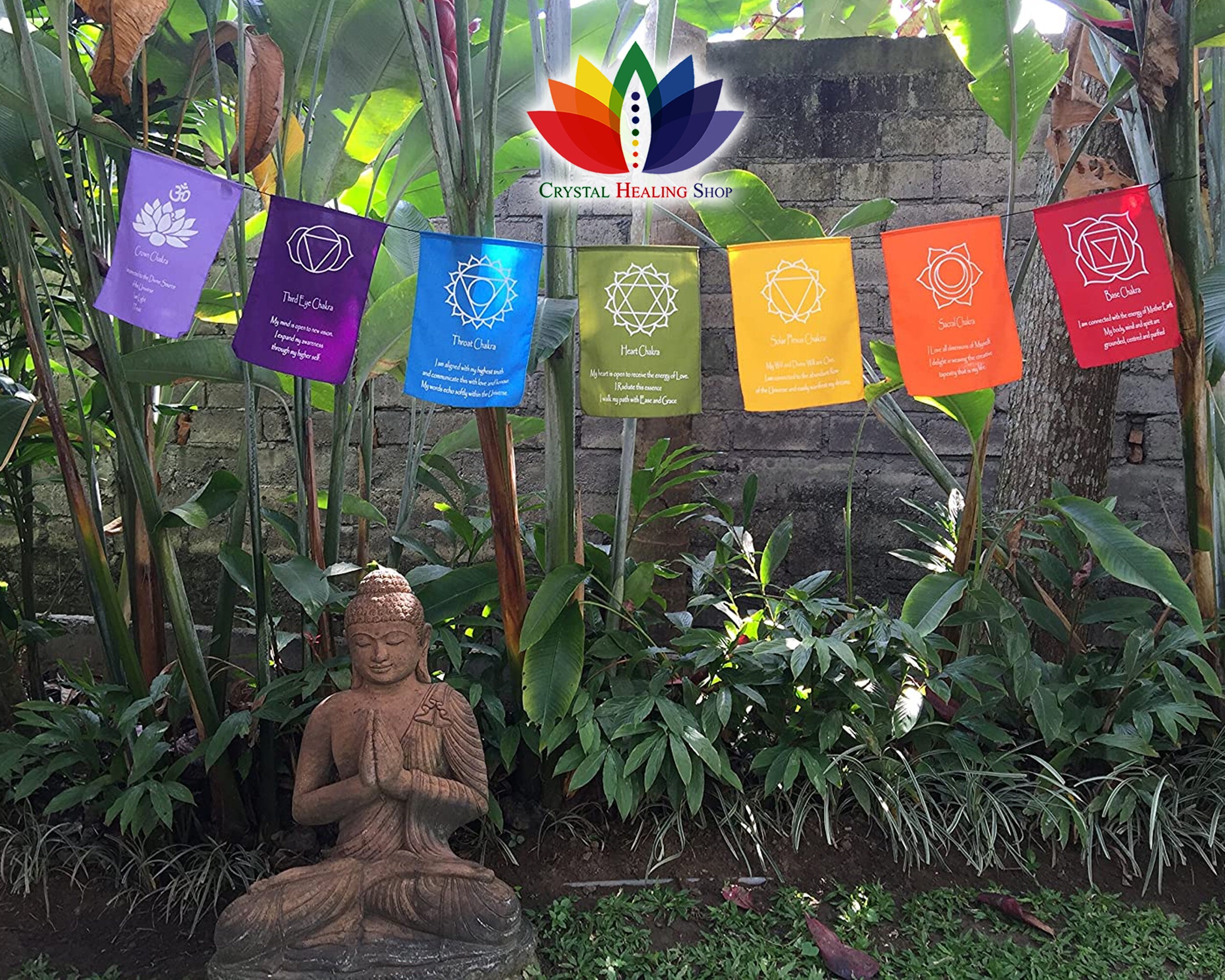 Seven CHAKRA Prayer Flag / Tibetan Flags / 7 Chakra Flags / Etsy