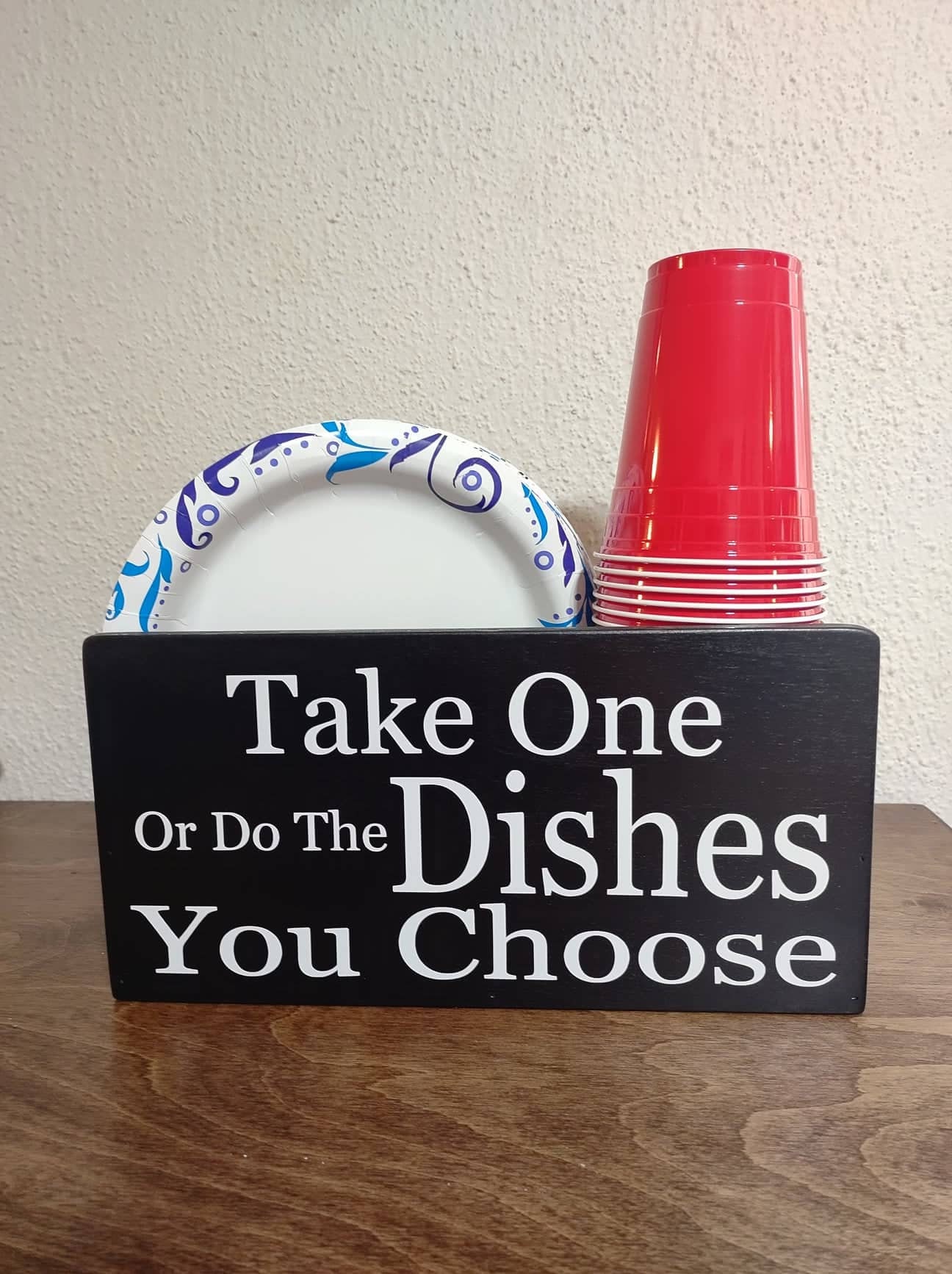 Take one or do the dishes plate and cup holder Etsy