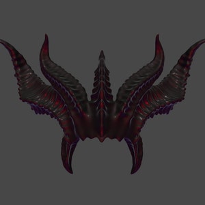 Lilith Horns - Cosplay - STL für 3D Druck