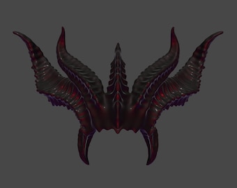 Lilith Horns - Cosplay - STL para impresión 3d