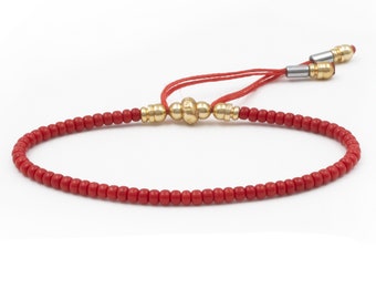 Mens Red Good Luck Bracelet - Etsy