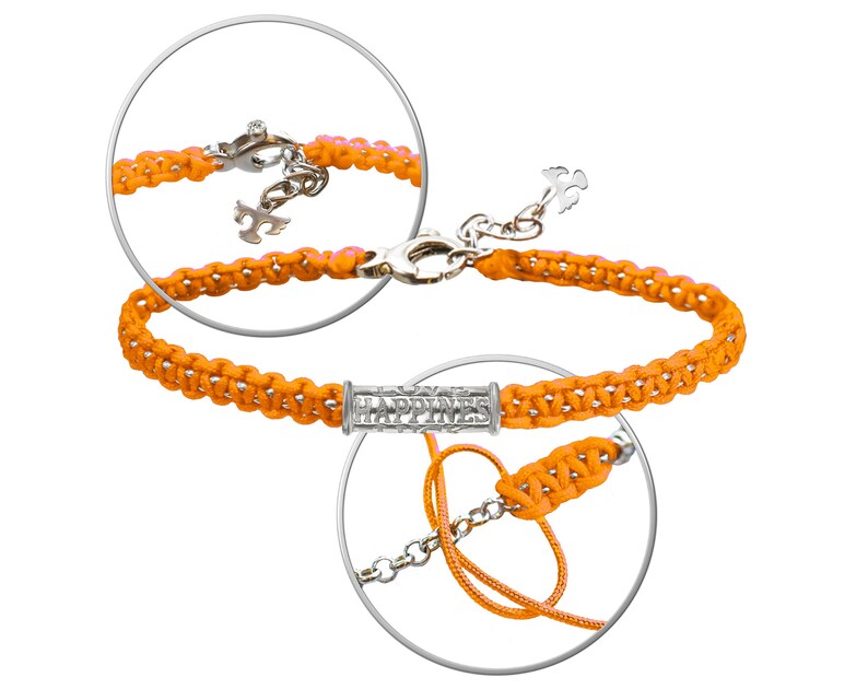 Happiness Orange Sacral Chakra Bracelet With Luck Charm Luck Love Money and Health Bracelet Good Luck Bracelet Spiritual Gift For Yogi