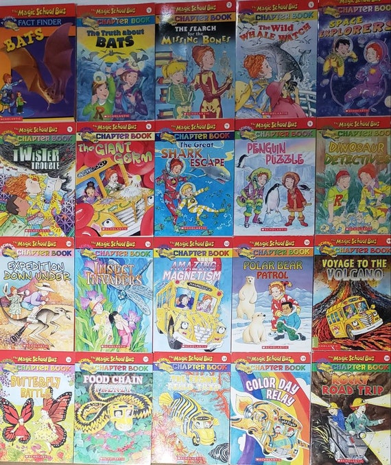 The Magic School Bus Chapter Books / Vintage Book 1990s Etsy