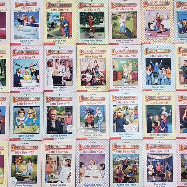 Baby-Sitters Little Sister (Book #1-#69) by Ann M. Martin / Vintage 1980s/1990s Choose One