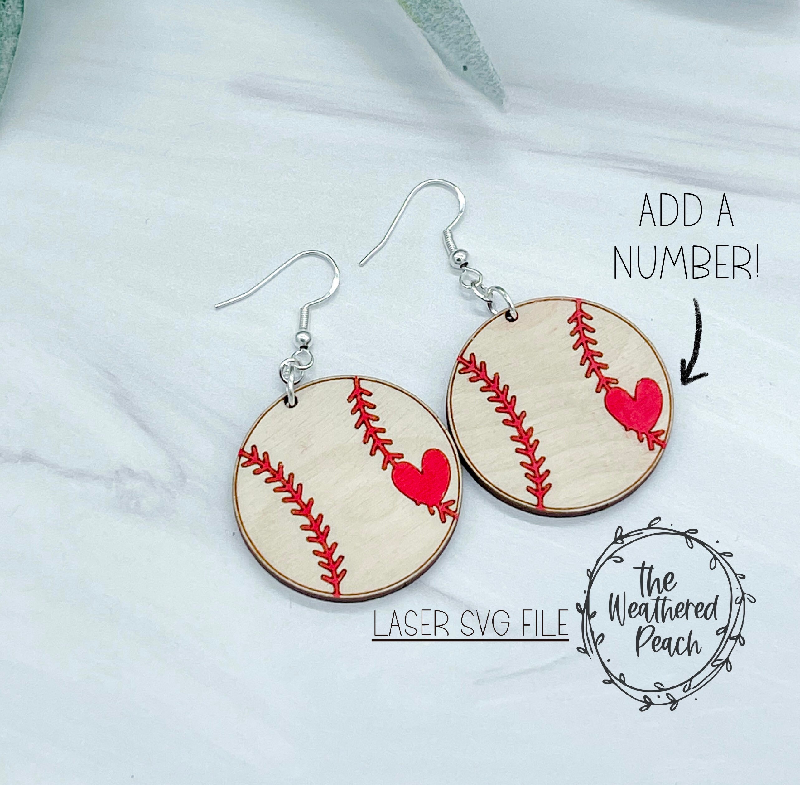  CC Sport Baseball Earrings - Silver : Sports & Outdoors