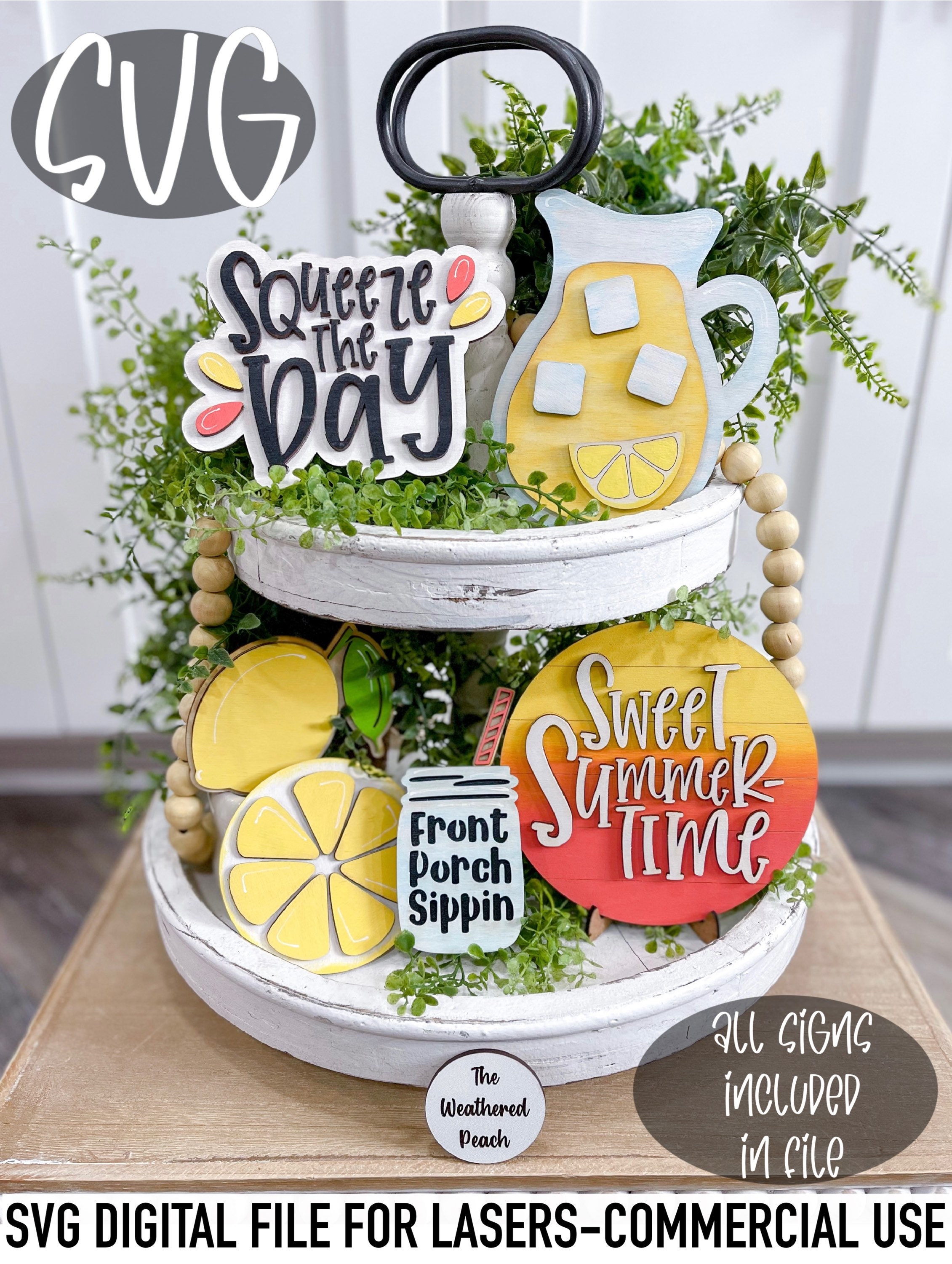 15+ Lemon Tier Tray Decor