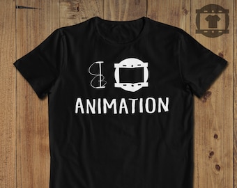 Ik hou van traditionele animatie | Unisex T-shirt